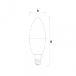 PELSAN E 14-4 WAT LED BULİ AMPUL